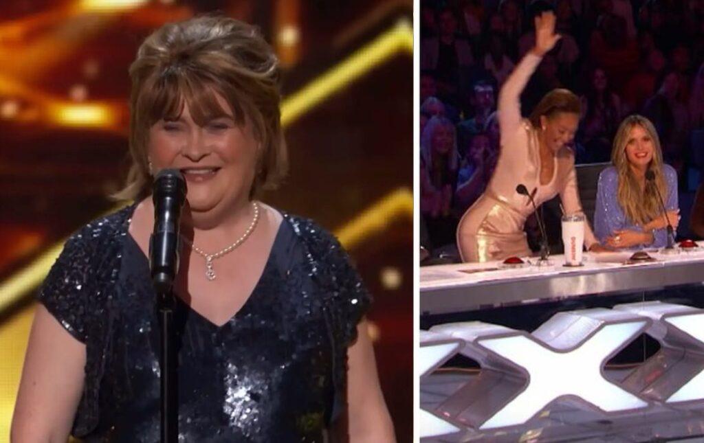 Susan Boyle Returns To AGT To Belt Out “Wild Horses,” Then Judge Jumps